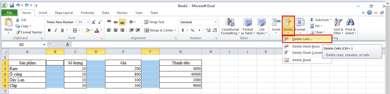Xoa-o-trong-tren-dong-va-cot-trong-Excel
