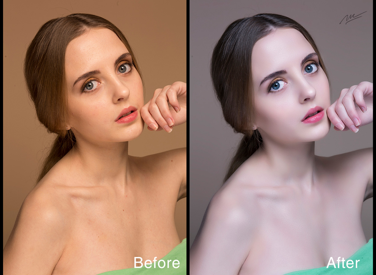 kỹ thuật retouch làm mịn da bằng photoshop