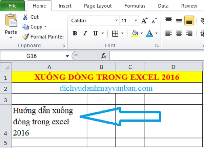 ngat-dong-trong-excel
