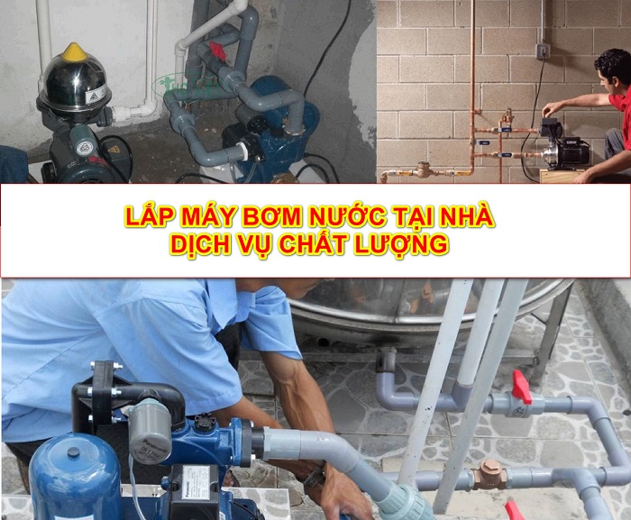 lắp đặt máy bơm nước tại nhà hcm