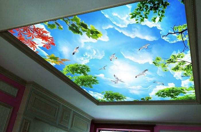 trần xuyên sáng 3d
