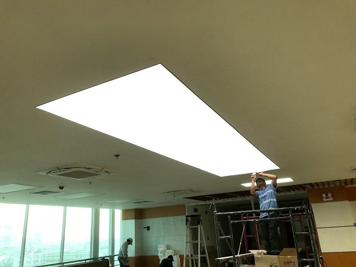 thi công trần nhà 3d barrisol