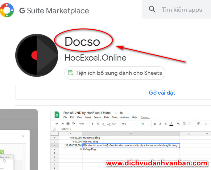 chọn AccHelper Docso