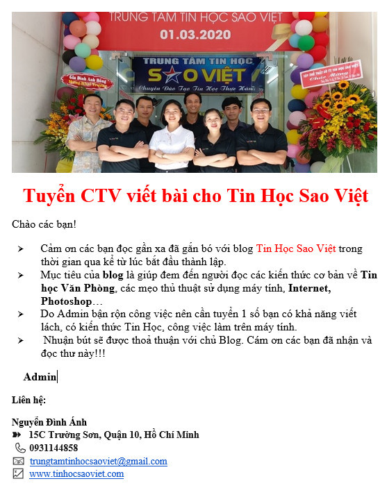 kết quả tạo email bằng Google Docs