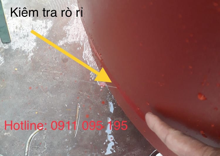 kiểm tra rò rỉ nồi hơi
