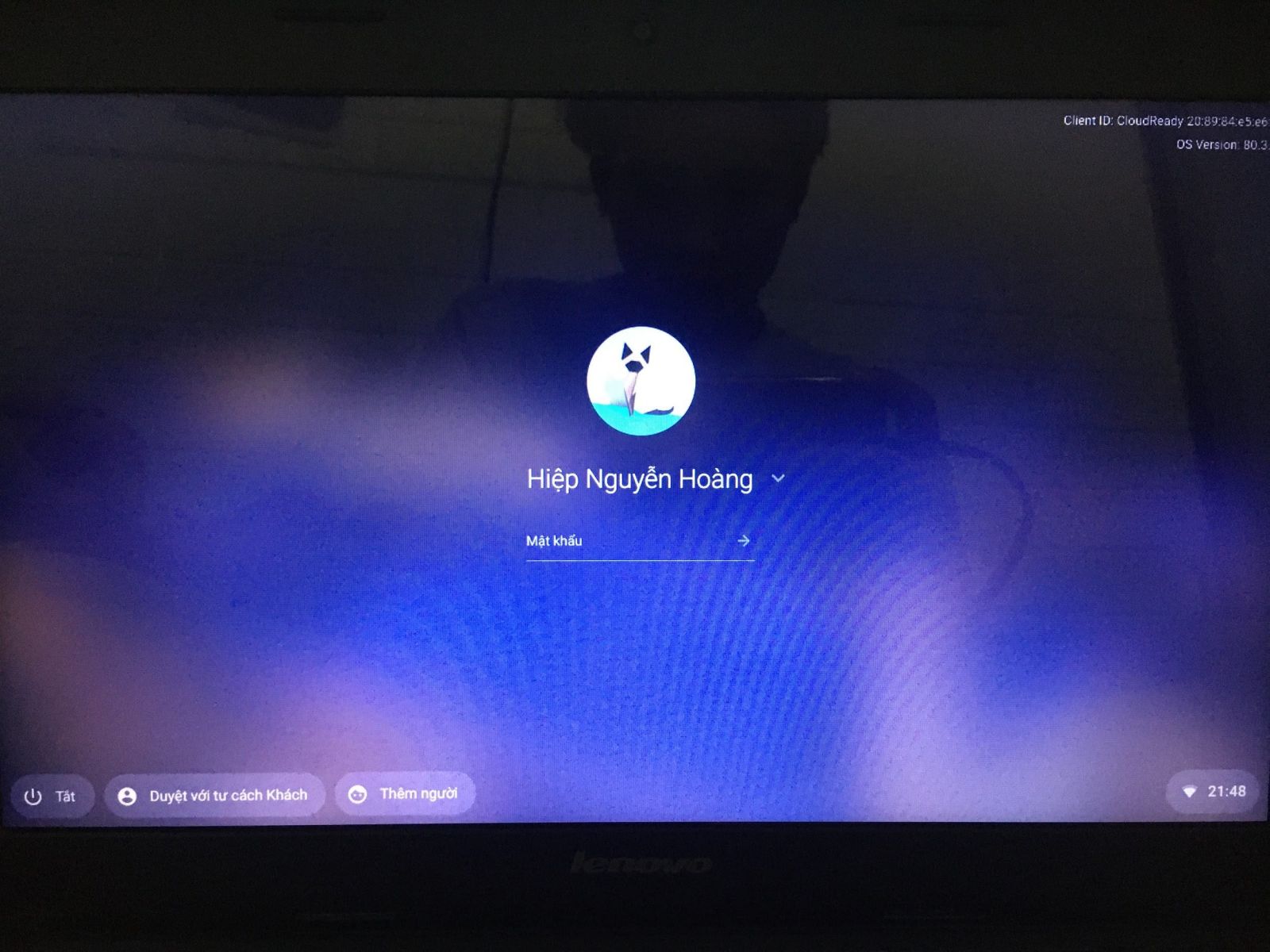 Giao diện hệ điều hành Chrome OS