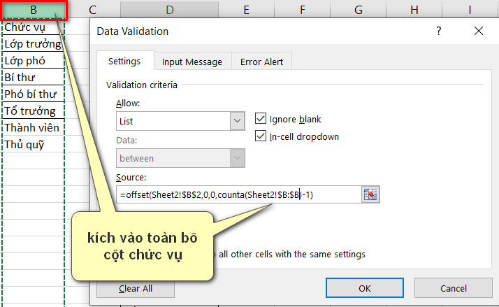 hàm counta trong excel