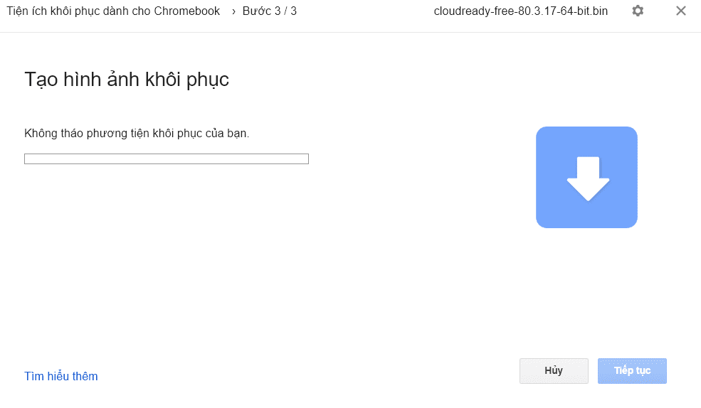 cài đặt hệ điều hành Chrome OS