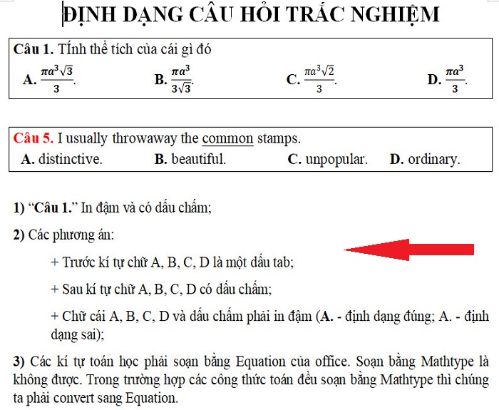 điều kiện cho file câu hỏi
