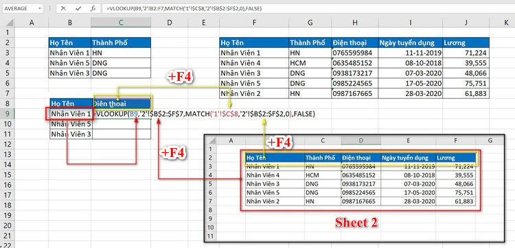 chọn danh sách cần tìm khác sheet