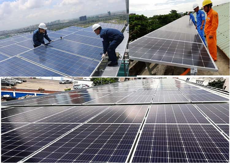lắp đặt năng lượng mặt trời