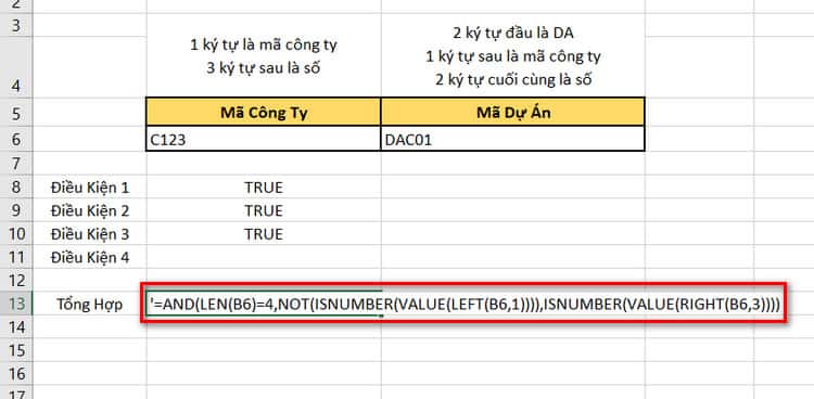 tổng hợp điều kiện mã công ty