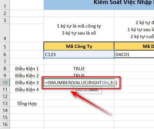 điều kiện 3 mã công ty