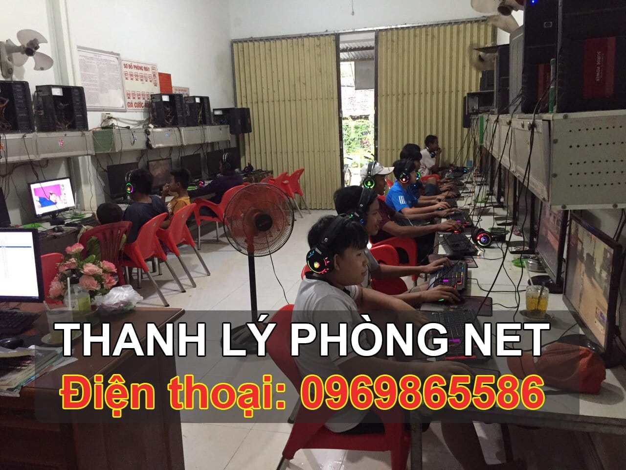 thanh lý phòng net