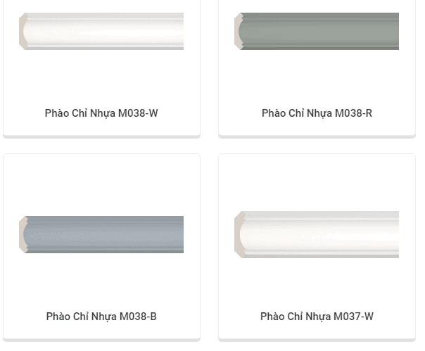 phào chỉ nhựa giá rẻ
