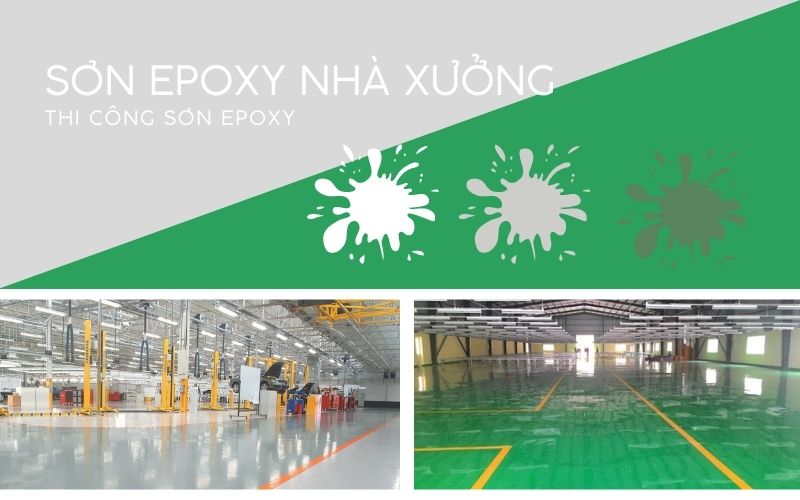thi công sơn epoxy tại các công trình nhà xưởng