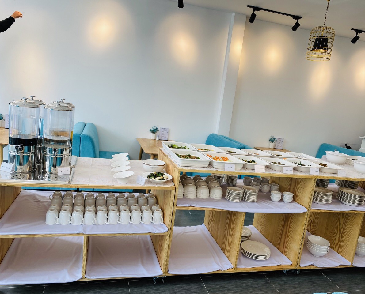 khu vực buffet