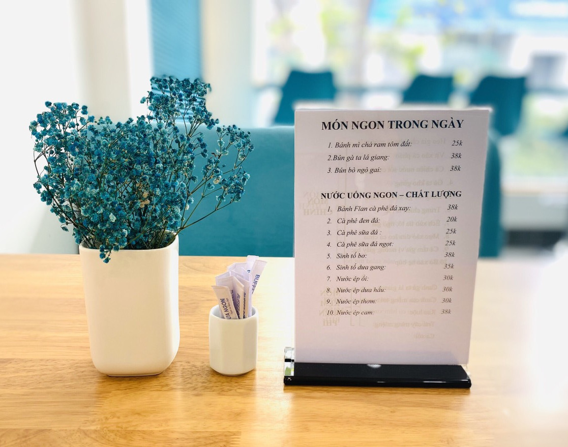 menu quán ăn