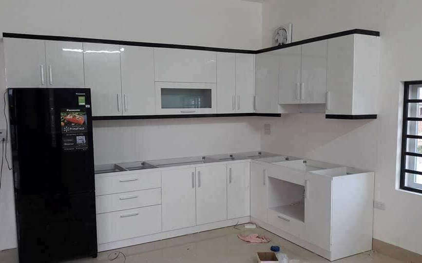 mẫu tủ bếp nhựa đài loan