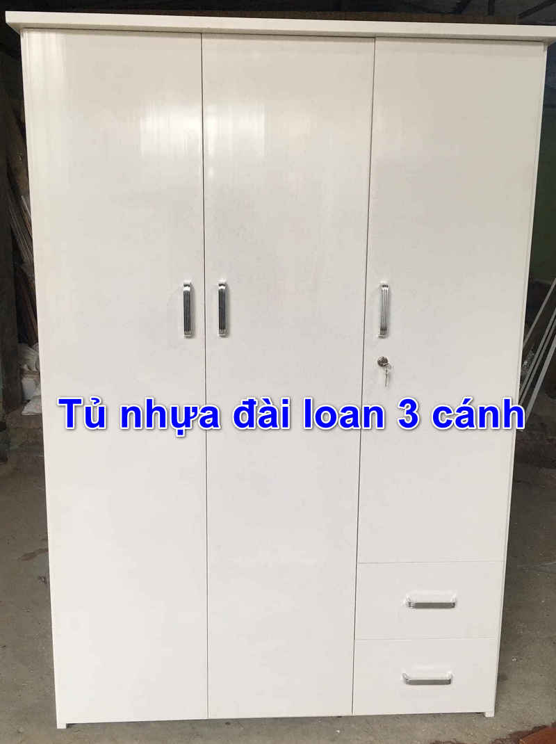 tủ nhựa đài loan 3 cánh