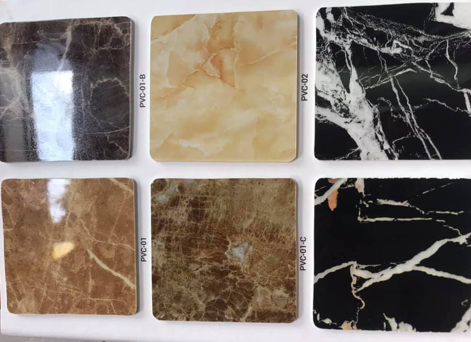 mẫu tấm nhựa pvc