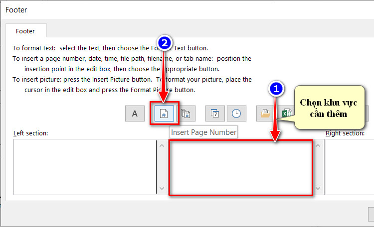 insert page number