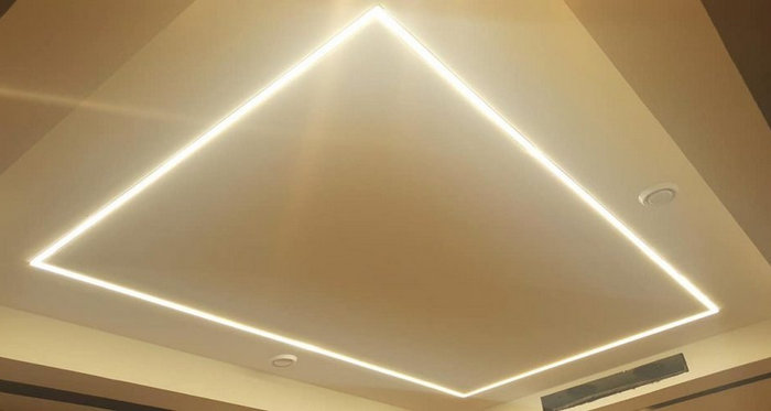 đèn led thanh nhôm âm trần