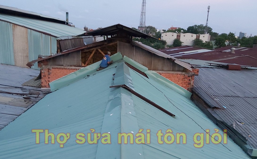 thợ sửa mái tôn giỏi