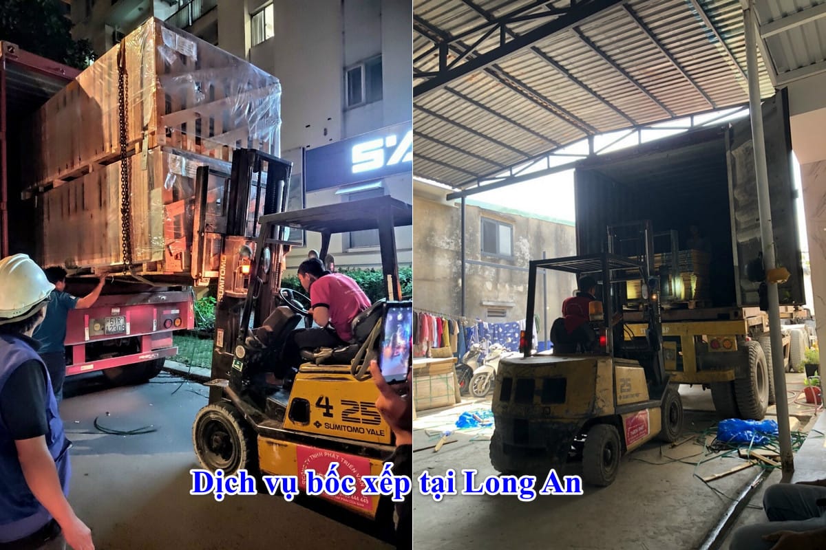 bốc xếp container