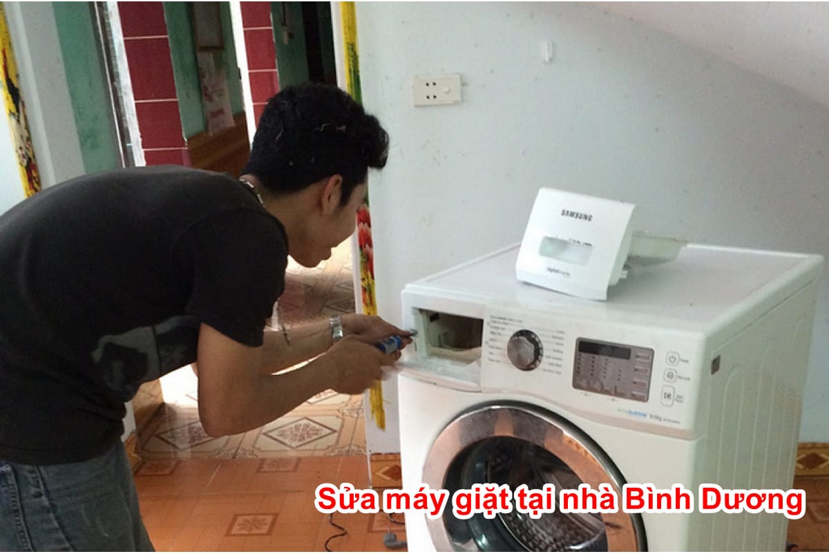 sửa chữa máy giặt tại bình dương