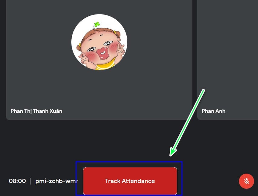 chọn track attendace
