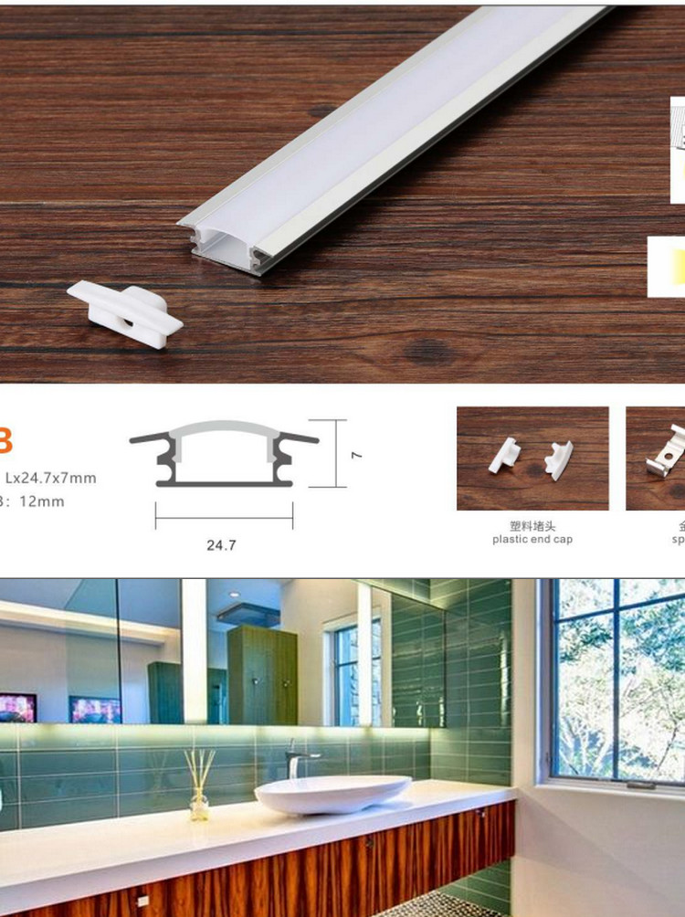 đèn led thanh nhôm tủ bếp