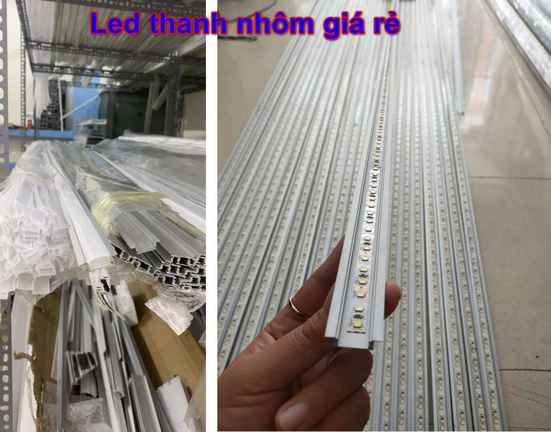 đèn led thanh nhôm
