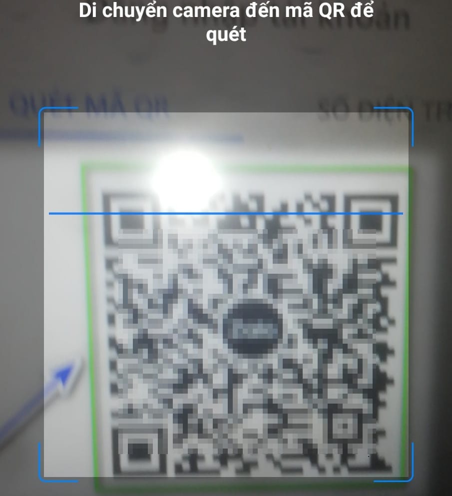 Quét mã QR trên điện thoại