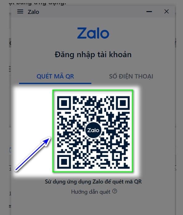 Đăng nhập qua mã QR