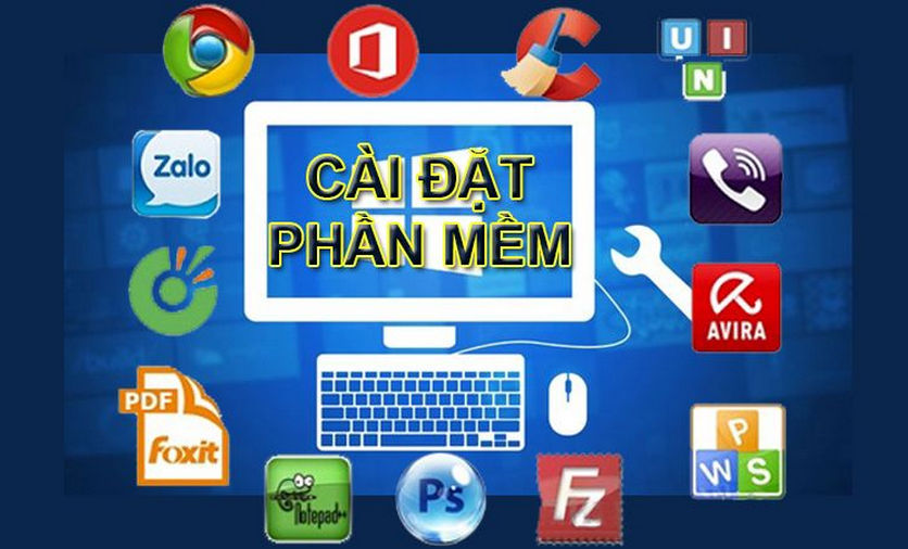 cài phần mềm