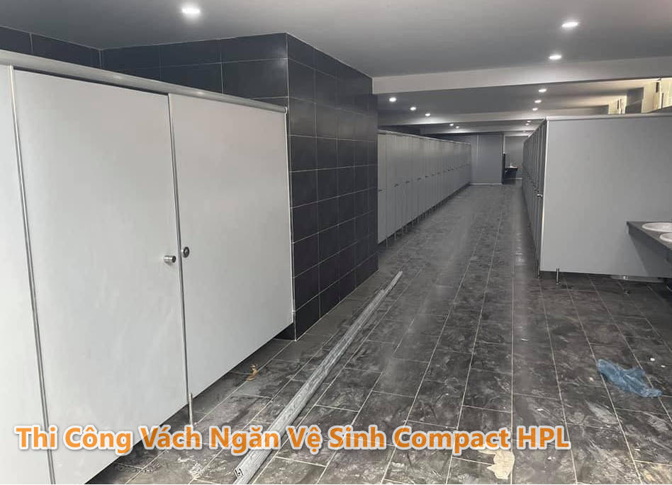 thi công vách ngăn vệ sinh