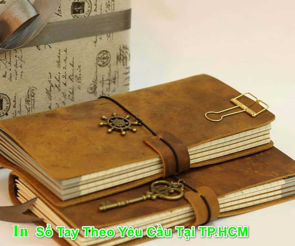 sổ bìa đa đẹp tự da bò thật