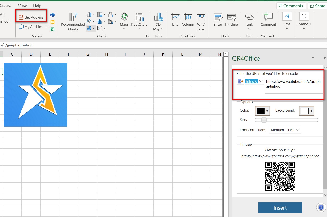 hình ảnh chứa đường link Excel