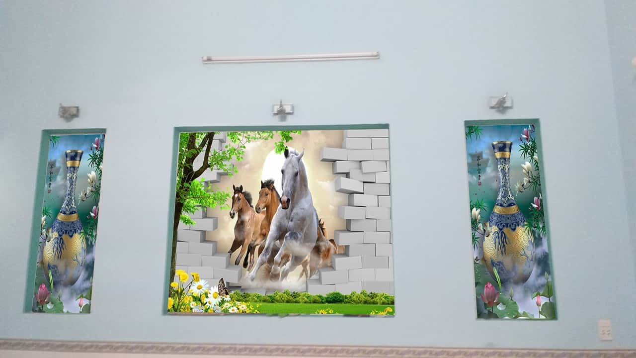 tranh dán tường
