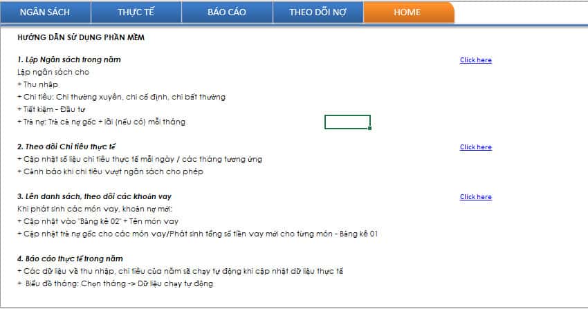 thiết kế phần mềm excel theo yêu cầu