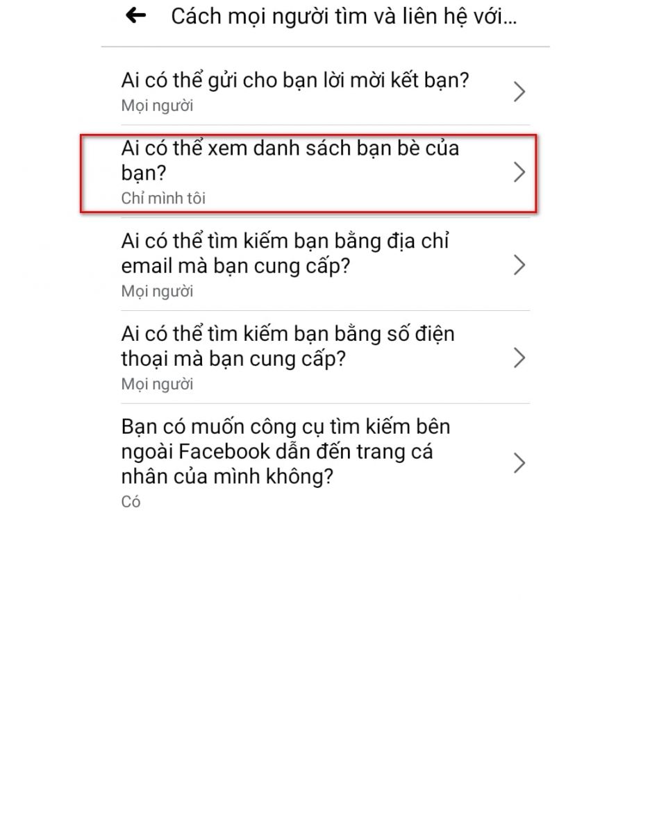 hình ảnh chọn quyền riêng tư