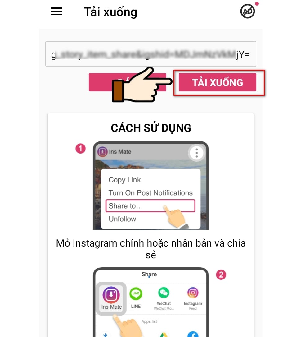hình tải story