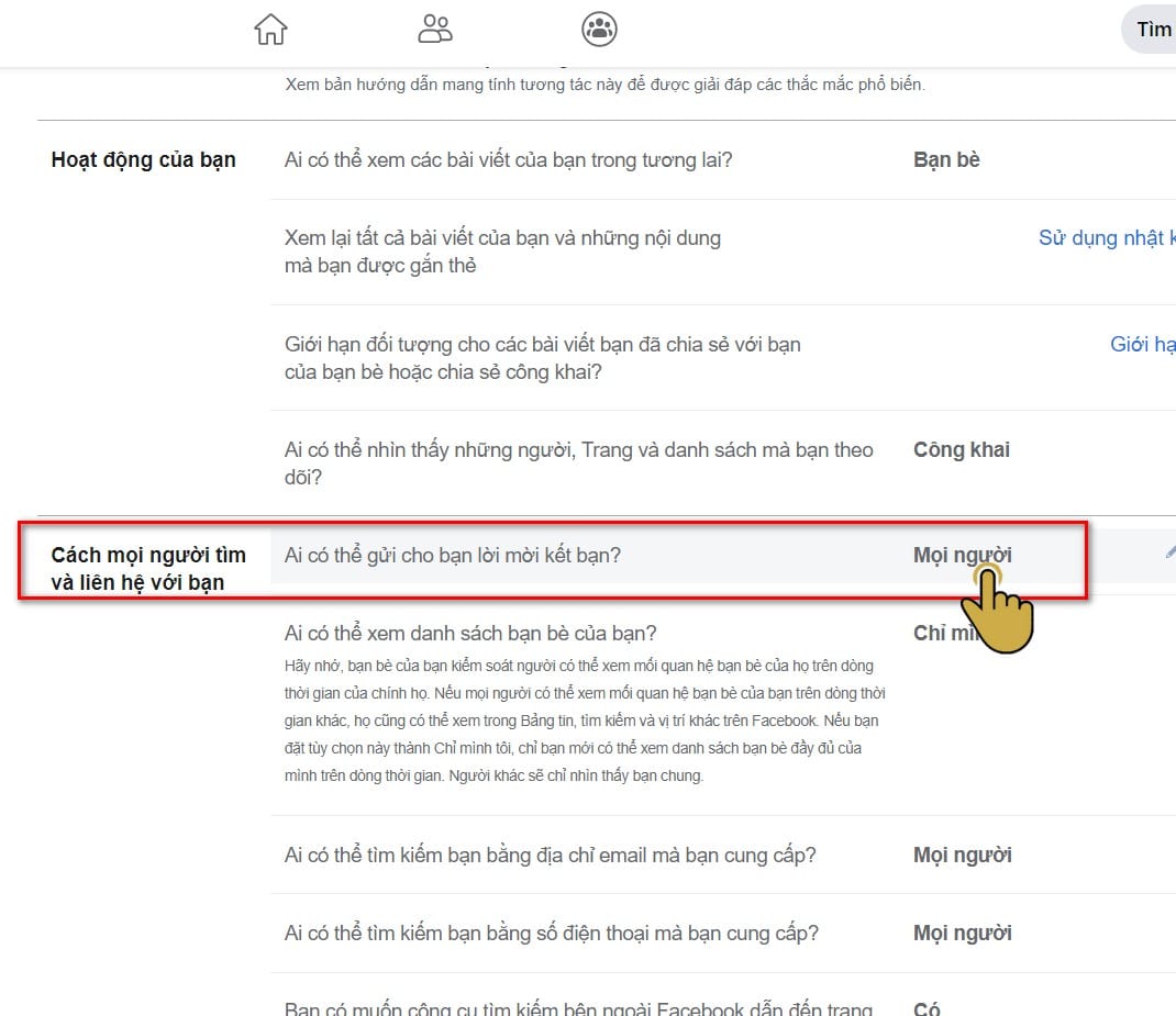 hình tích chọn mọi người