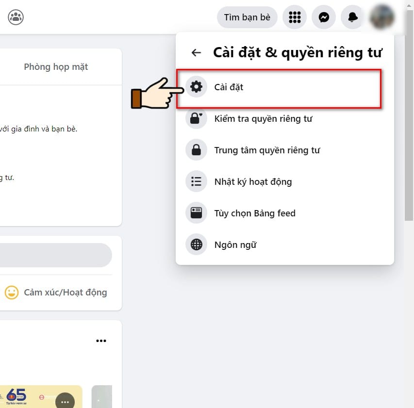 hình tích chọn cài đạt
