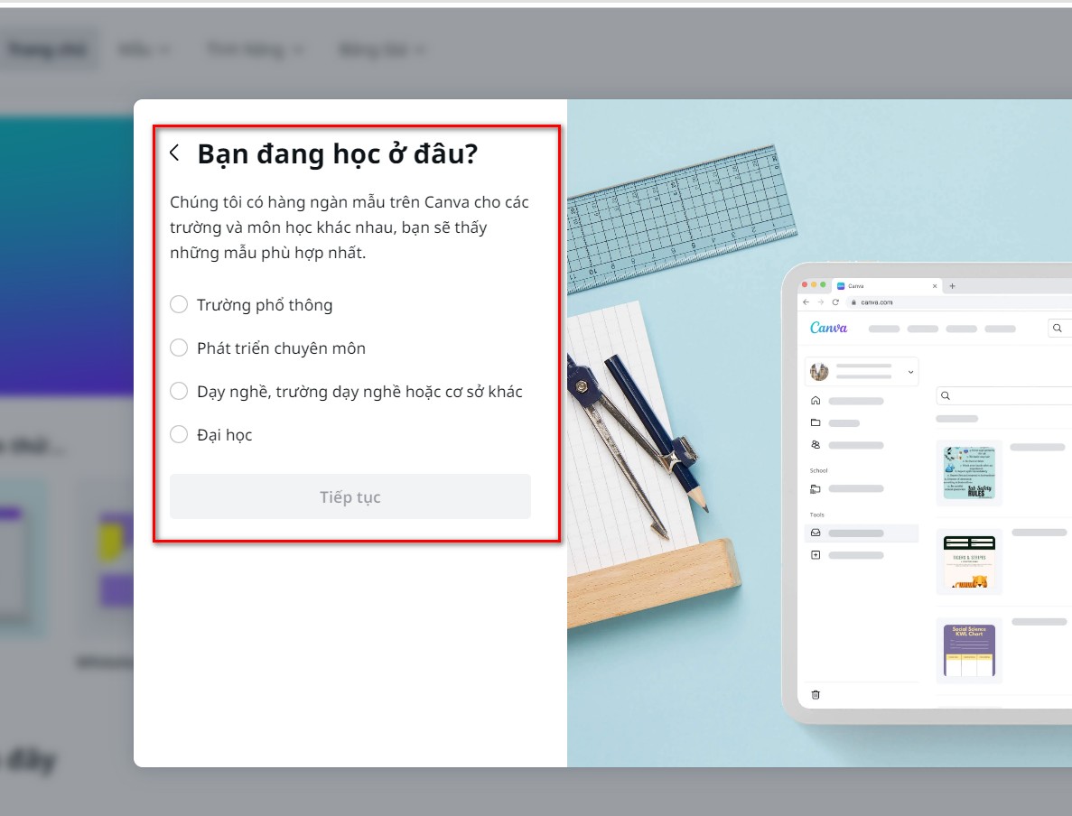hình ảnh chọn cấp bậc