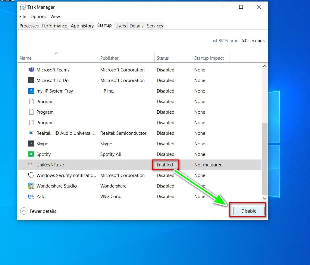 bảng task manager