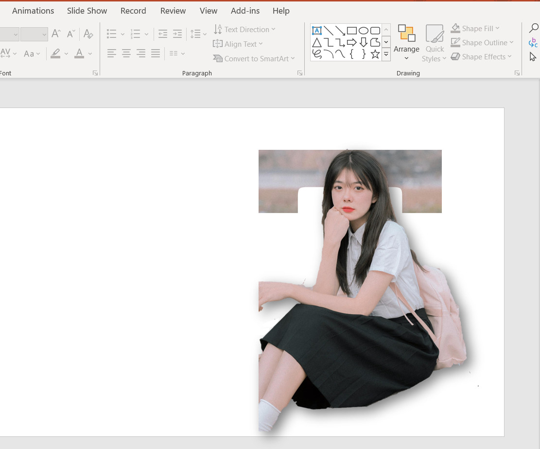 hình ảnh sau khi hoàn thành