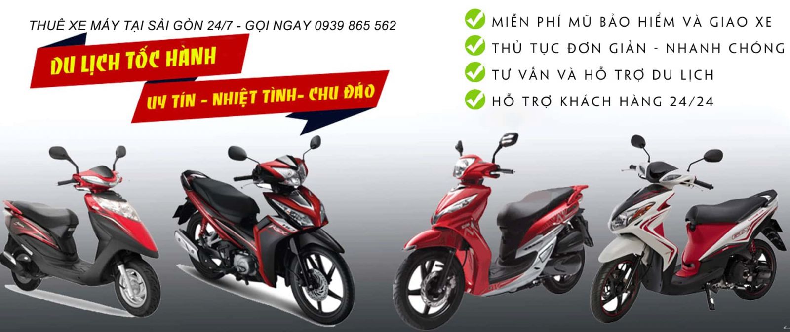 Cho thuê xe máy tại sài gòn giá rẻ