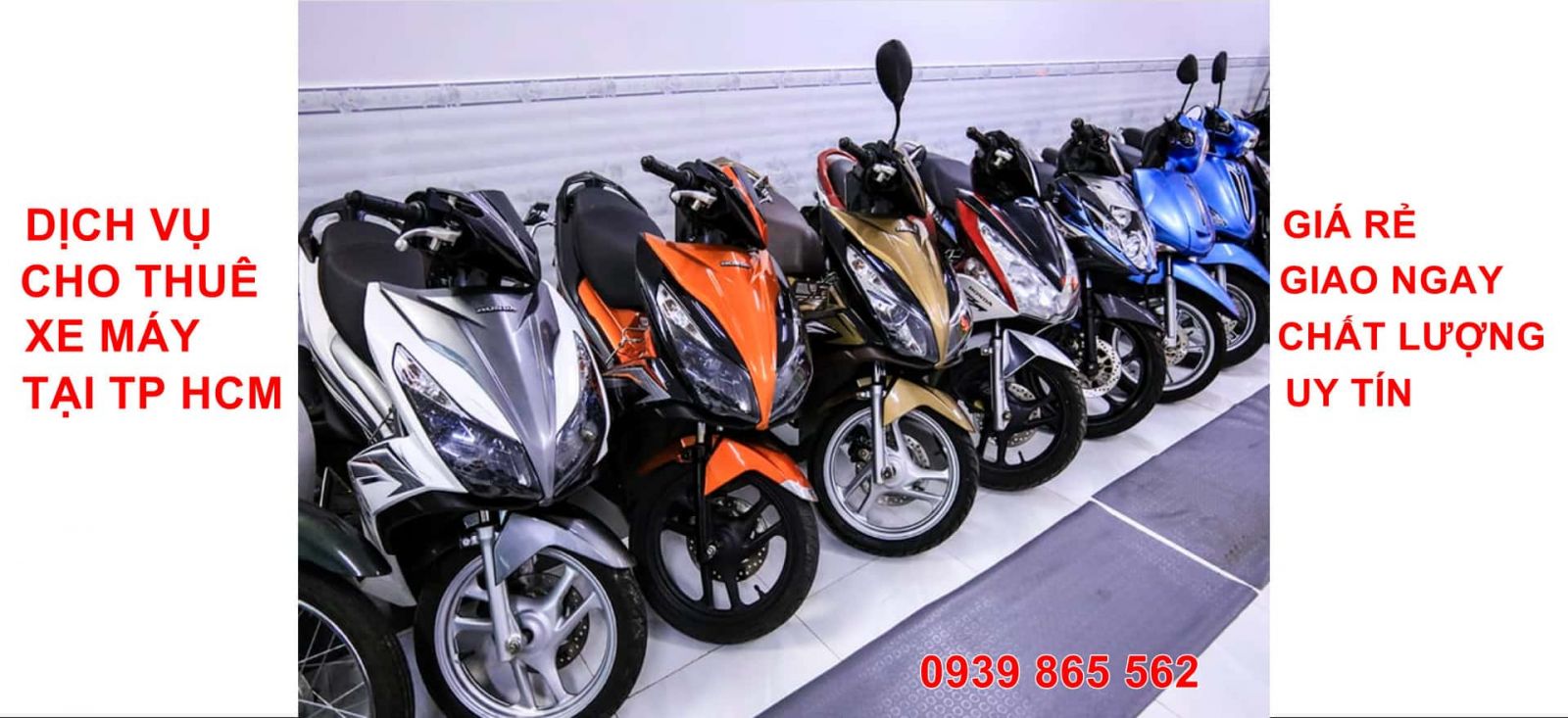 Thuê xe máy tại Tp HCM